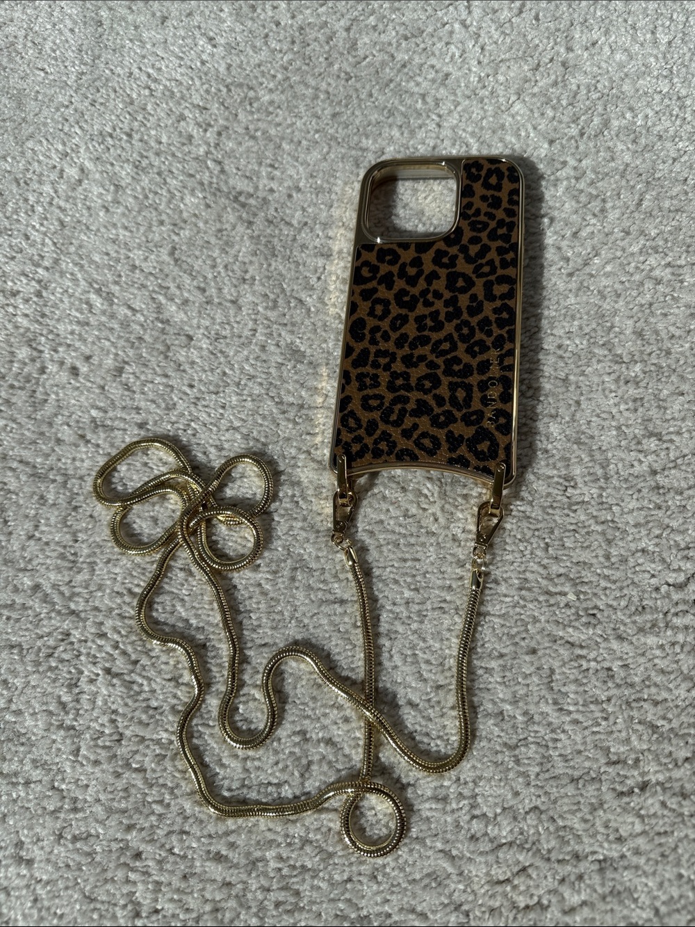 Bandolier Rayna Chrome Crossbody in Leopard 🐆 iPhone 16 Pro